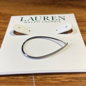 SINGLE Lauren Ralph Lauren hematite earring